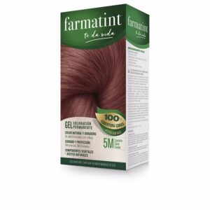 FARMATINT GEL Coloración Permanente 5M - Castaño Claro Caoba (Pack de 5 Unidades)