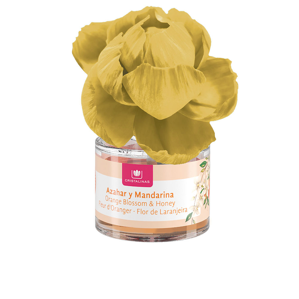 Cristalinas Flor Perfumada Ambientador 0% Azahar y Mandarina - 40 ml de Frescura Natural