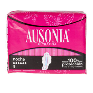 AUSONIA Ultra Comfort Compresas Nocturnas - 9 Unidades