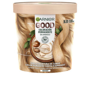 Garnier GOOD Coloración Permanente #8.13 Rubio Dorado - 217 ml