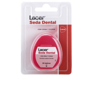 "Hilo Dental Lacer con Cera y Flúor - 50 Metros"