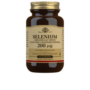 "Solgar Selenio 200 µg - 50 Comprimidos de L-Selenometionina para Salud Óptima"