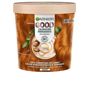 Garnier GOOD Coloración Permanente Cobrizo Cúrcuma #7.43 - 217 ml Brillo y Vitalidad