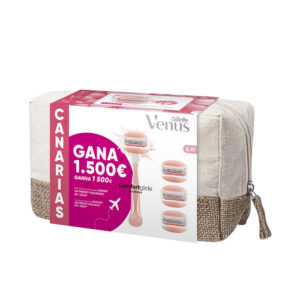 Gillette Venus Spa Breeze Neceser Canarias con Máquina y 4 Recambios de Cuchilla