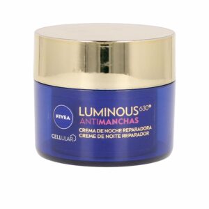 NIVEA LUMINOUS 630º Crema Reparadora Nocturna Antimanchas con Ácido Hialurónico - 40 ml