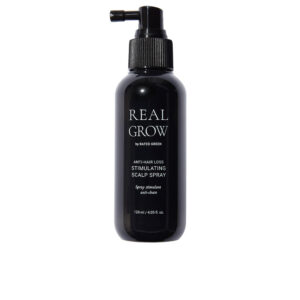 "REAL GROW Spray Estimulante Anticaída para el Cuero Cabelludo - 120 ml de Rated Green"