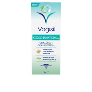 Vagisil Crema 2 en 1 para Incontinencia - 30 gr, Cuidado Suave y Natural