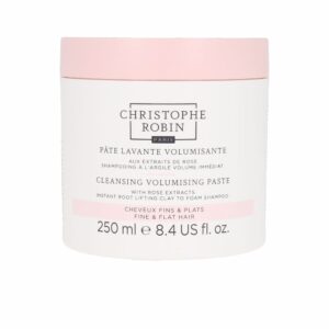 Mascarilla Voluminizadora Limpiadora con Arcilla Rassoul Pura y Extractos de Rosa - 250 ml | Christophe Robin