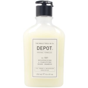 Depot BEARD & MUSTACHE Nº501 - Champú Hidratante y Aclarador para Barba 250 ml