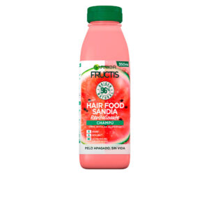 Garnier Fructis Hair Food Champú Revitalizante Sandía 350 ml - Hidratación y Brillo Esencial