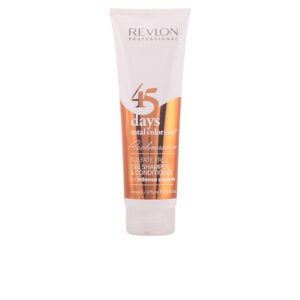 Revlon 54 DAYS 2en1 Champú y Acondicionador Intensivo para Rojos Vibrantes - 275 ml
