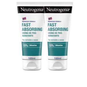 Neutrogena Crema Hidratante para Pies de Absorción Rápida - Dúo 2 x 100 ml