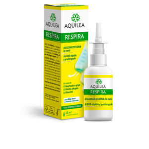 Aquilea RESPIRA Spray Nasal Natural 20 ml - Descongestionante con Aloe Vera y Esencias BIO