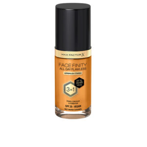 Max Factor Facefinity 3 en 1 Base de Maquillaje Perfecta #87 Caramelo Cálido - 30 ml