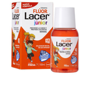 Lacer Flúor Semanal Fresa 0,2% - Protección Dental Fresca en 100 ml
