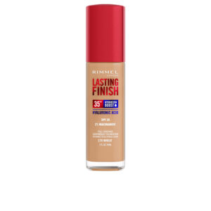 **Rimmel London Lasting Finish Hidratación Intensa SPF20 - #170 Wheat - 30 ml**