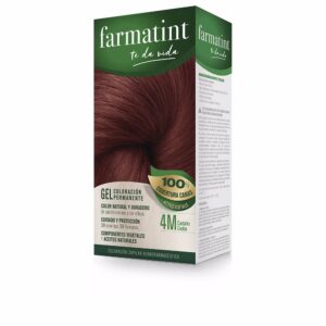 Farmatint Gel Coloración Permanente #4M - Castaño Caoba de Alta Calidad (Pack de 5)