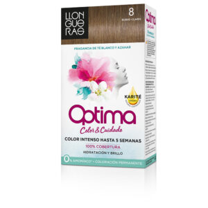 Coloración de Cabello Llongueras OPTIMA #8 Rubio Claro - 1 Unidad