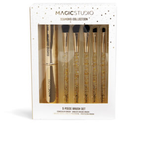 Set de Pinceles Diamond Brushes (6 pz) - Incluye Portaescobillas | Magic Studio