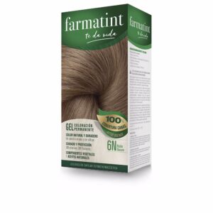 Farmatint Gel Coloración Permanente 6N Rubio Oscuro - Pack de 5 Unidades