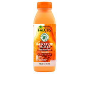 Garnier Fructis Hair Food Champú Reparador de Papaya 350 ml - Nutrición Intensiva para un Cabello Saludable