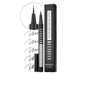 Nanobrow Microblading Pen - Marrón Oscuro 1 ml para Resultados de Cejas Perfectas