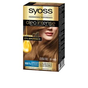 Syoss OLEO INTENSE Tinte Sin Amoniaco #8.60 - Rubio Miel Brillante (5 pz)