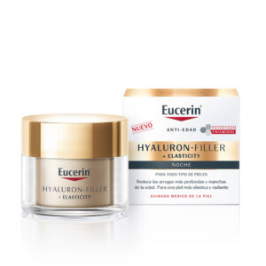 Eucerin Hyaluron Filler + Elasticidad Noche - 50 ml Fórmula Hidratante y Rejuvenecedora
