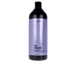 Matrix Total Results Color Care So Silver Shampoo 1000ml - Brillo Platino para Cabello Rubio y Canoso