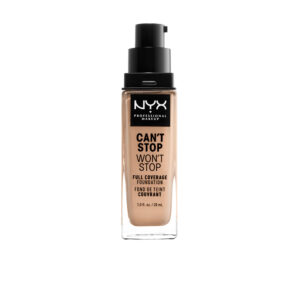 "Nyx Professional Make Up: Fondación Totalmente Cubriente 'Sin Límites' - #Natural"