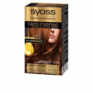 Syoss OLEO INTENSE Tinte Sin Amoniaco #6.76 – Cobrizo Ámbar