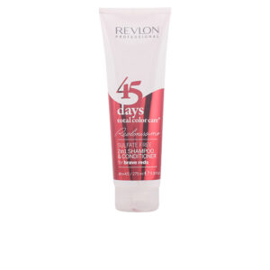 Revlon 45 DAYS 2en1 Champú y Acondicionador para Rojos Atrevidos - 275 ml
