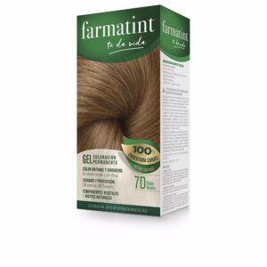 Farmatint Gel Coloración Permanente #7D Rubio Dorado - Pack de 5 Unidades