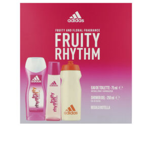 ADIDAS Woman Fruity Rhythm - Set de Regalo 3 Piezas (Eau de Toilette, Gel de Ducha y Bruma Corporal)