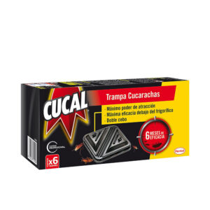 CUCAL Trampa Ultra Eficaz para Cucarachas - Paquete de 6 Unidades