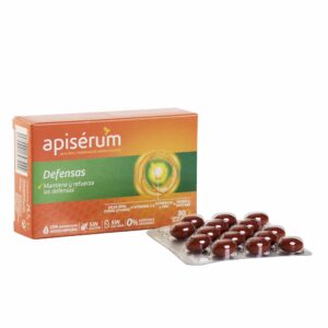 Apisérum Defensas Plus - Cápsulas de Bienestar Inmunológico (30 u)