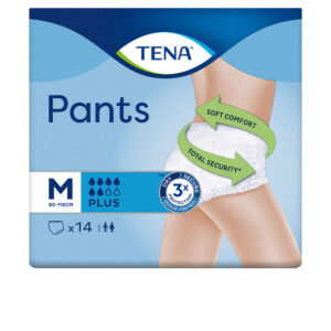 Tena Lady PANTS PLUS Braguitas de Incontinencia Mediana - Paquete de 14 Unidades