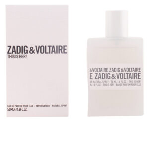 "Zadig & Voltaire: This Is Her! Eau De Parfum - 50 ml de Elegancia y Carácter"