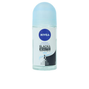 Nivea Black & White Invisible Fresh Deo Roll-On 50 ml - Protección Duradera y Frescura Sin Marcas