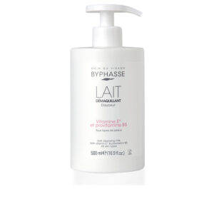 Leche Desmaquillante Suave Byphasse con Vitamina E y Provitamina B5 - 500 ml