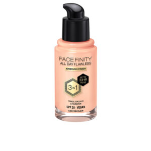 Max Factor Facefinity Perfecting 3 en 1 Base de Maquillaje #C30 Porcelana - 30 ml