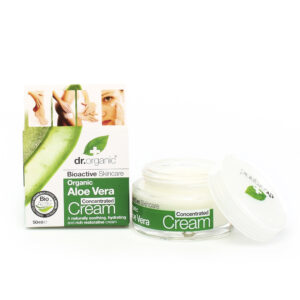 Dr. Organic Crema Concentrada de Aloe Vera 50 ml - Hidratación Intensiva y Cuidado Natural