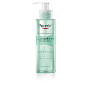 Eucerin Dermopure Control Oil Gel Limpiador Facial 200 ml - Fórmula Purificante y Sin Brillos