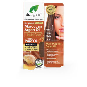 Dr. Organic Aceite Puro de Argán 50 ml - Elixir Natural para la Piel y el Cabello