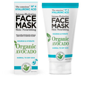 The Conscious™ Mascarilla Facial Hidratación Intensa con Ácido Hialurónico y Aguacate Orgánico - 50 ml