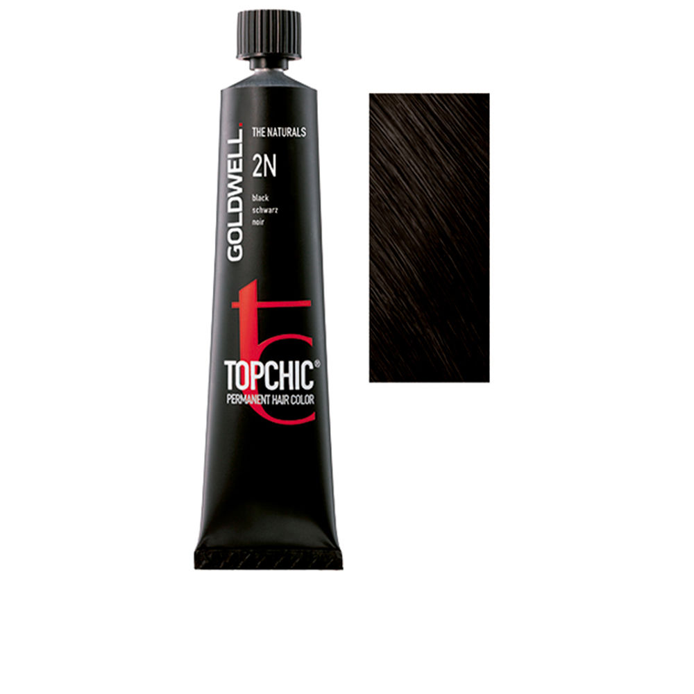 Coloración Permanente TOPCHIC #2N de Goldwell - 60 ml, Tono Natural Oscuro