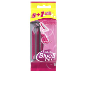 Gillette Venus Blue II Plus - Cuchillas Desechables para Depilación (Paquete de 6)
