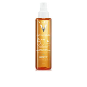 Vichy CAPITAL SOLEIL Spray Aceite Invisible Cell Protect SPF50 - Protección Avanzada en Spray 200 ml