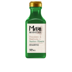 Champú Espesor Natural y Restaurador de Maui - Fórmula con Fibra de Bambú y Aloe Vera - 385 ml