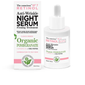 The Conscious™ Retinol Night Serum con Granada Orgánica - Elixir Anti-Arrugas 30 ml